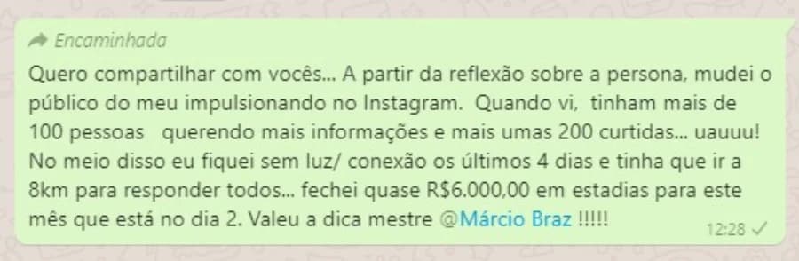 WhatsApp: fechei quase R$6.000 em estadias para este mês que está no dia 2